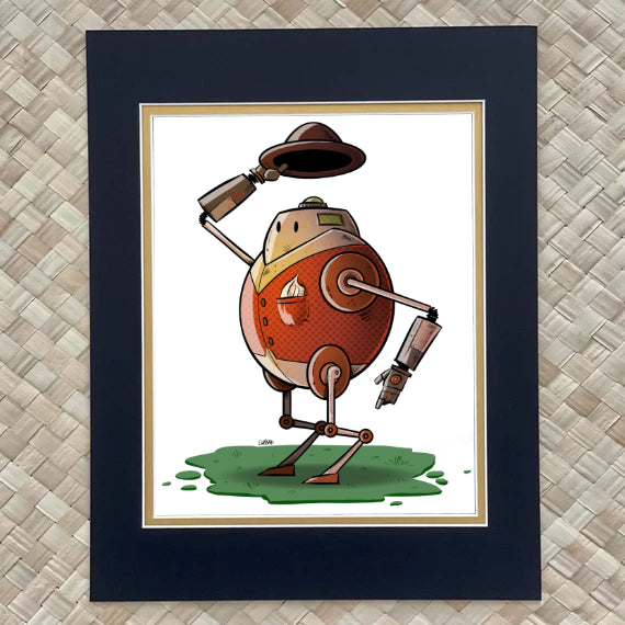 8x10 inch 'Howdy Bot' high quality color print, FREE SHIPPING!
